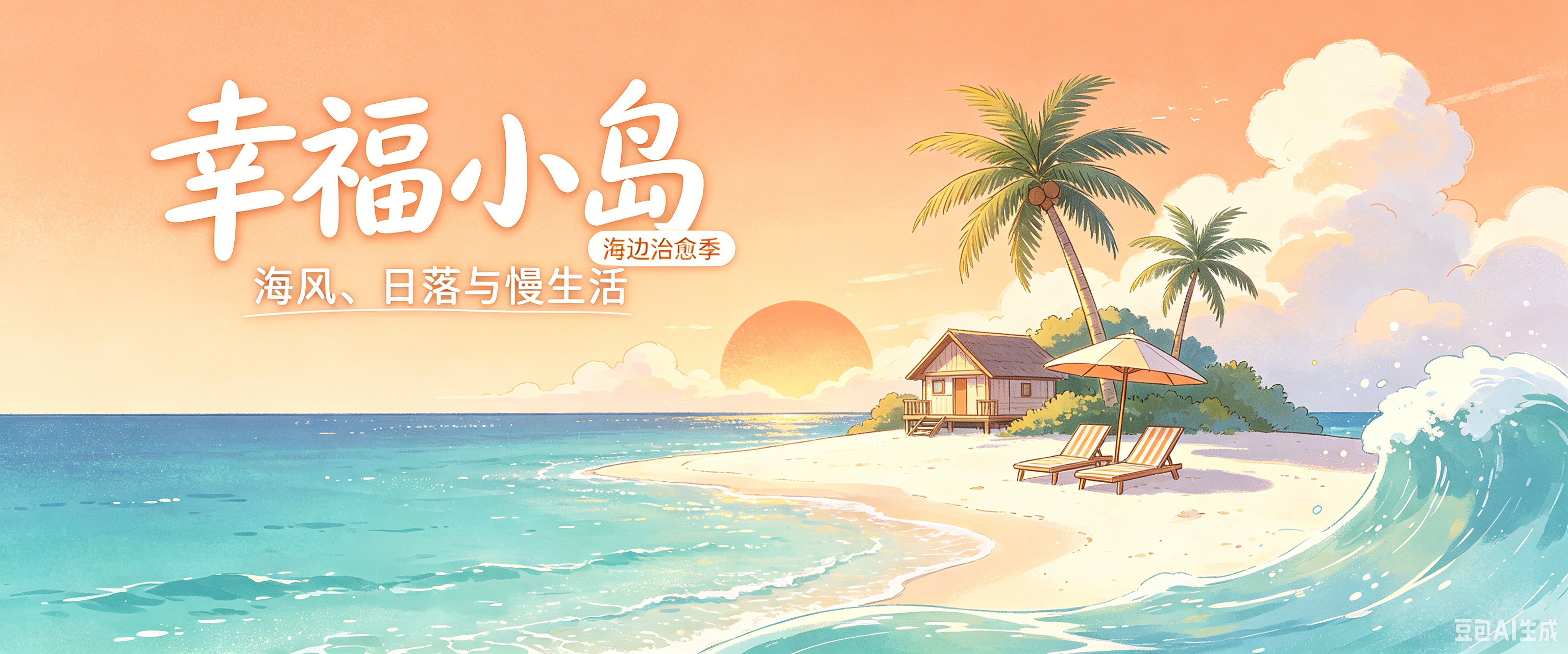 《滑入解锁幸福小岛》番外上线